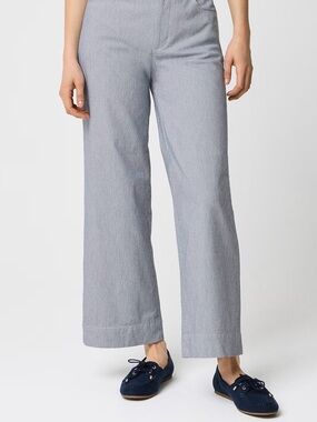 J Crew Ella high-rise wide-leg cropped pant